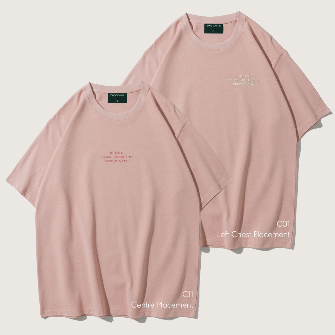 If Lost Please Return To Custom Name Tee